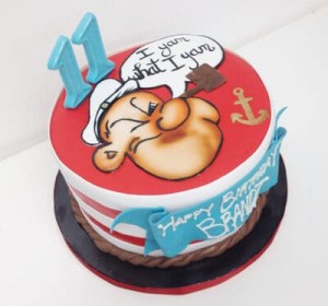 Popeye Cakes