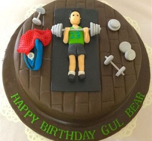 Gym Theme Cakes