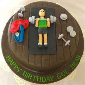 Gym Theme Cakes