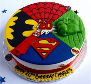 Superhero Theme Cakes
