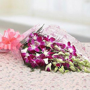 10 Royal Orchids Bunch