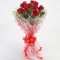 10 Red Roses Exotic Bouquet