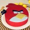 Appealing Angry Bird Fondant Cake	
