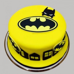 Batman Chocolate Fondant Cake	