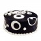 Black And White Fondant Cake	