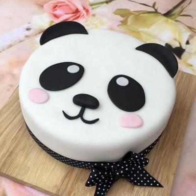 Cute Panda Face Designer Cake