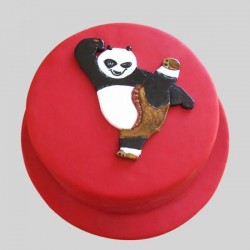 Kung Fu Panda Fondant Cake	
