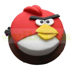 Angry Birds Fondant Cake	