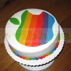 Apple Themed Customized Cake	
