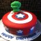Avengers Customized Fondant Cake	