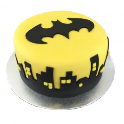 Batman Theme Customized Cake	
