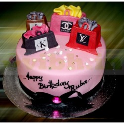 Born to Shop Themed Cake