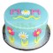 Floral MOM Fondant Cake	