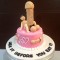 Guy have Big Cock Theme Cake