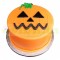 Halloween Pumpkin Fondant Cake	