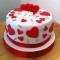 Lady Charmers Romantic Fondant Cake	