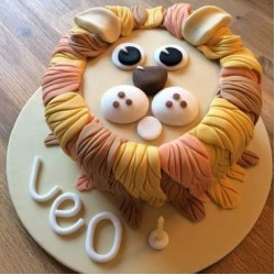 Lion King Fondant Cake	