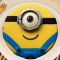 Magical Minion Fondant Cake	
