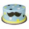 Mustache Theme Cake	