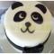 Panda Face Fondant Cake	