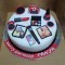 Personalized Cosmetics Theme Cake