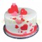 Ravishing Love Fondant Cake	