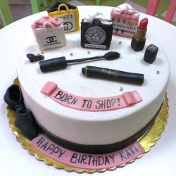 Shopaholic Theme Fondant Cake	