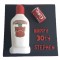 Smirnoff Vodka Bottle Shape Fondant Cake	