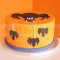 Spiders Theme Fondant Cake	