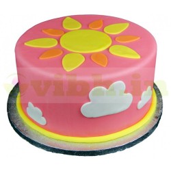 Sunshine Theme Fondant Cake	