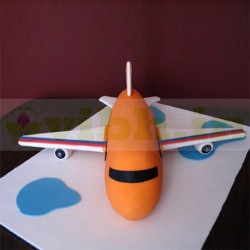 Airplane Designer Fondant Cake	
