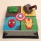 Avengers Assemble Fondant Cake	