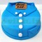 Blue Shirt Fondant Cake	