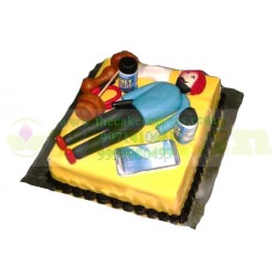 Bodybuilder Sardar Ji Fondant Cake	