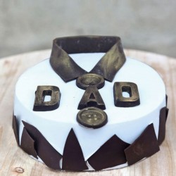 Classic Fondant Dad Cake	