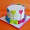 Colors Of Love Fondant Cake	