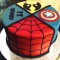 Cool Avengers Theme Fondant Cake	