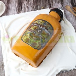 Delicious Chivas Regal Whiskey Liquor Theme Cake	