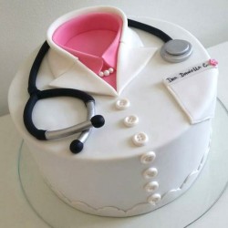 Doctor Birthday Theme Cake	