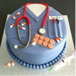 Doctor Theme Cake	