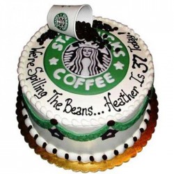 Excess Starbucks Fondant Cake	
