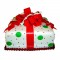 Exquisite Christmas Gift Fondant Cake	