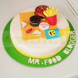 Food Blogger Theme Cake
