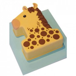 Giraffe Delight Fondant Cake Giraffe Delight Fondant Cake