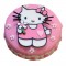 Hello Kitty Birthday Fondant Cake	