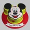 Lovable Mickey Mouse Fondant Cake	