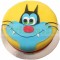 Oggy Theme Fondant Cake	