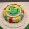 Pepe Frog Fondant Cake	