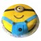 Phil Minion Face Fondant Cake	