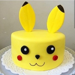 Pikachu Fondant Cake	